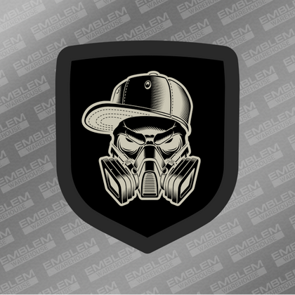 Graffiti Skull Emblem - Fits 2009-2012 RAM Grille
