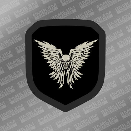 Skull Angle Emblem - Fits 2013-2018 RAM Grille