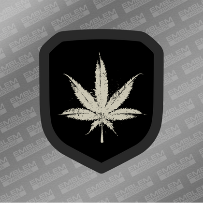 Marijuana Leaf Emblem - Fits 2013-2018 RAM Grille