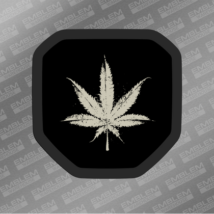 Marijuana Leaf Emblem - Fits 2019-2021 RAM Tailgate