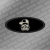 Graffiti Skull Oval Emblem - Fits 2004-2019 F150®