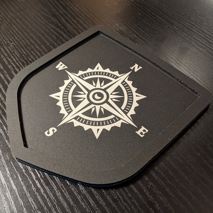 Compass Emblem - Fits 2009-2018 RAM Tailgate