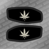 Marijuana Leaf Fender Emblems - Fits 2016-2020 Titan®