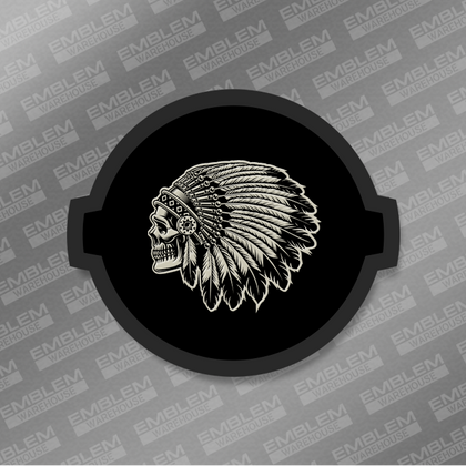 Native American Headdress Emblem - Fits 2016-2020 Titan® Grille or Tailgate