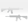 AR-15 Rifle Fender Emblems by Main Event Emblems - Pair